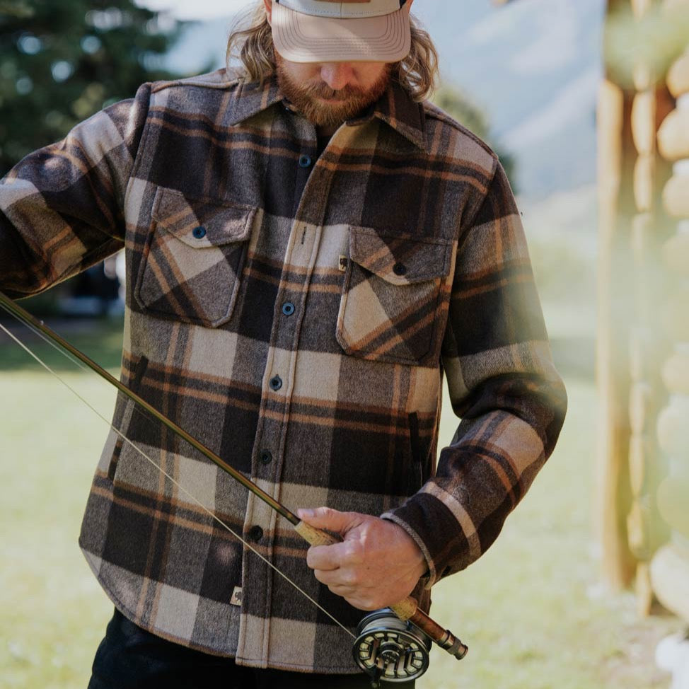 Yukon Shirt Jac - Timber Valley Wool Plaid
