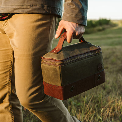 Dakota Shell Bags | Waxed Canvas and Leather hover