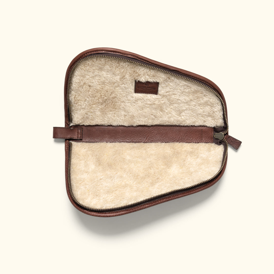 Dakota Pistol Case | Waxed Canvas and Leather