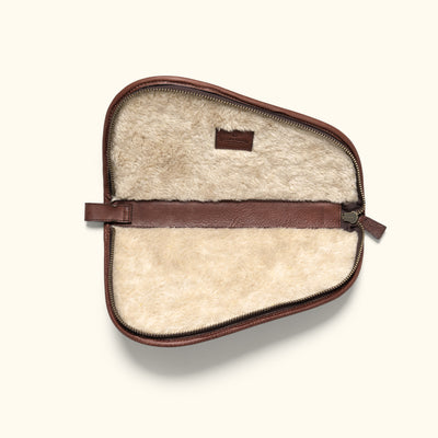 Dakota Pistol Case | Waxed Canvas and Leather