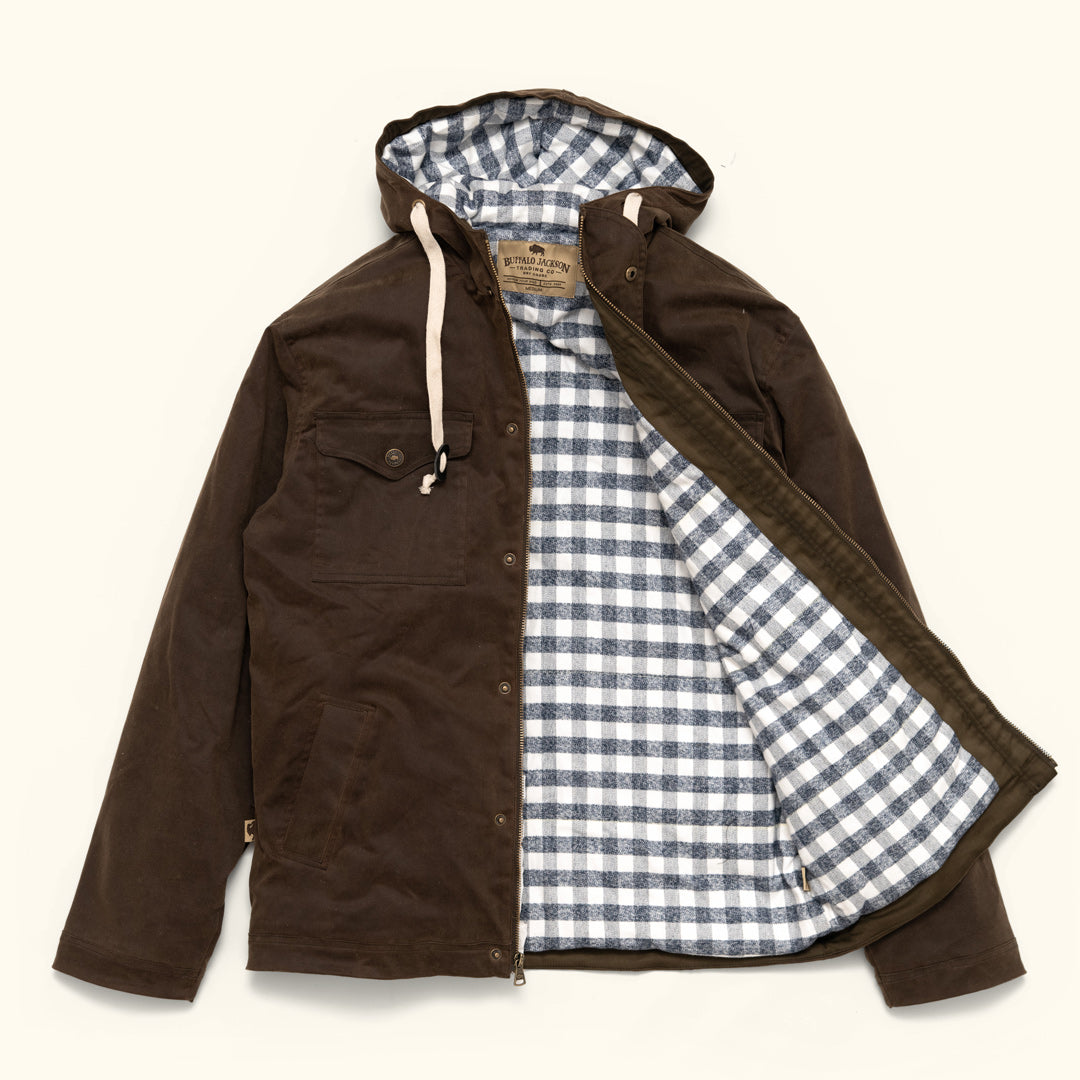 Marshall Hooded Jacket | Dark Khaki