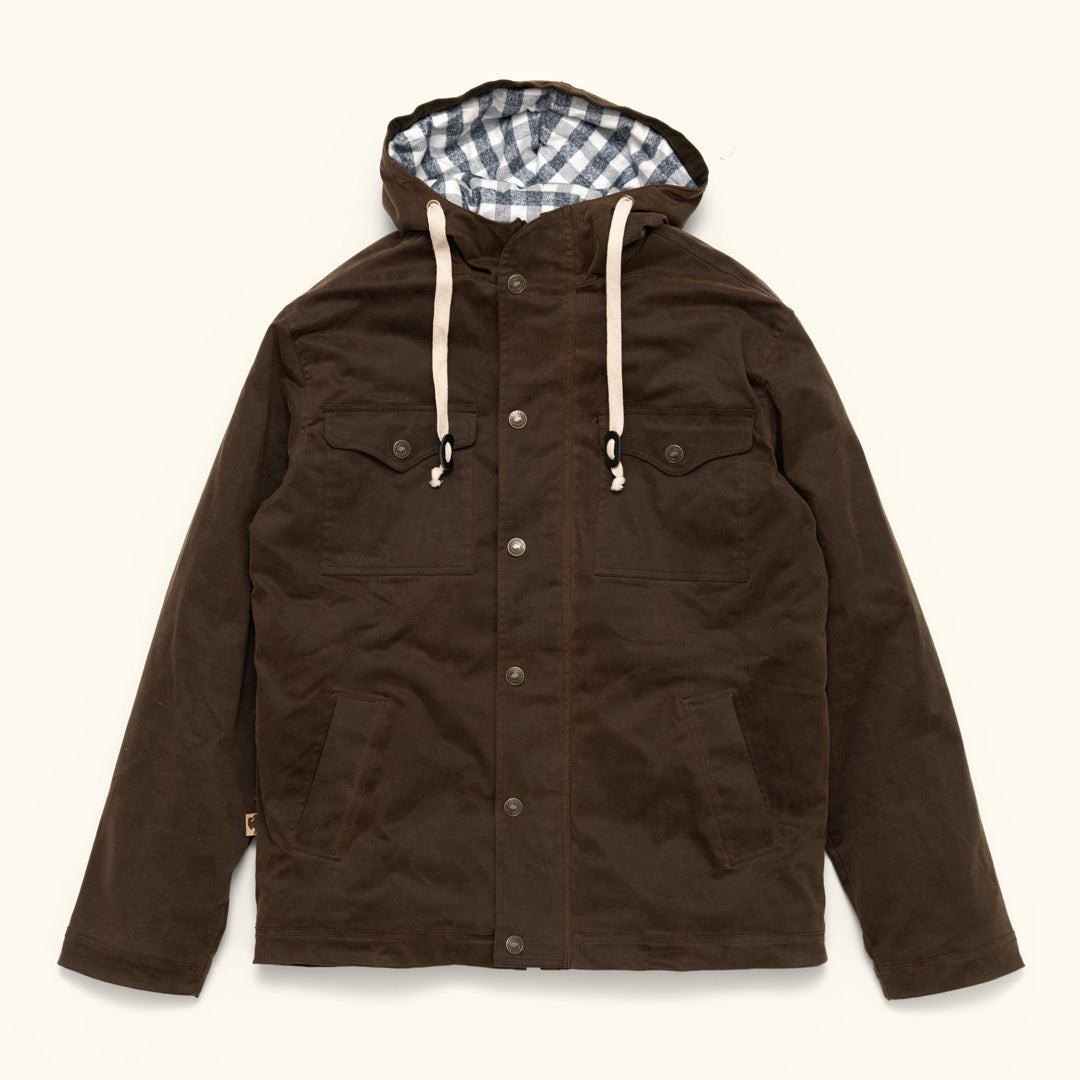 Marshall Hooded Jacket | Dark Khaki