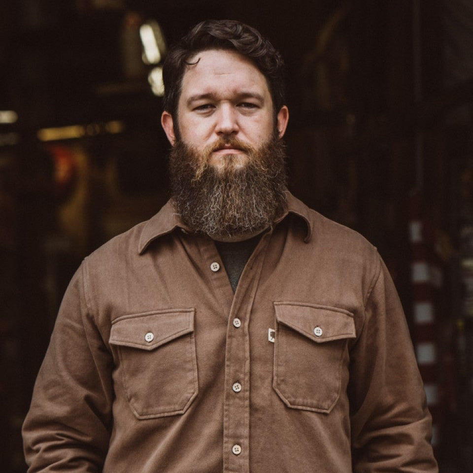 Gunner Cotton Twill Shirt Jac | Fox Den Brown