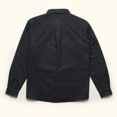 Mens classic wool blend flannel shirt