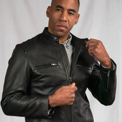 Thompson Leather Moto Jacket