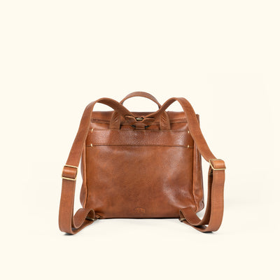 Walker Leather Backpack | Rustic Tan