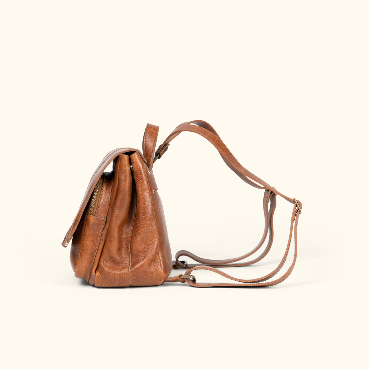 Walker Leather Backpack | Rustic Tan