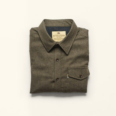 Best Gunnison Wool Blend Solid Flannel for men